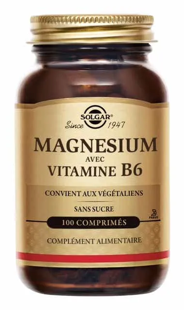 Flacon de Magnésium + B6 Solgar