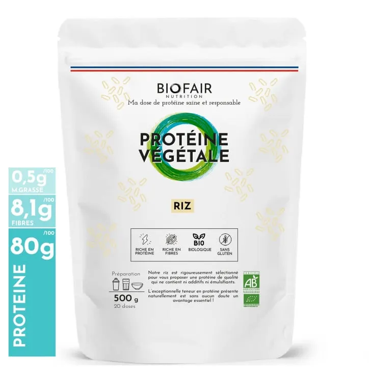 Sachet de Protéine de Riz Brun Bio Biofair Nutrition
