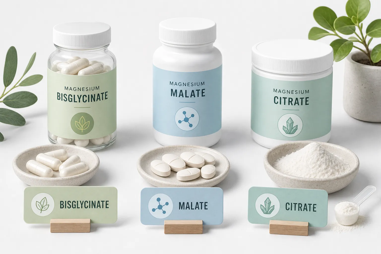 Quello Forme Magnésium : quelle forme choisir ? Bisglycinate, malate | Avis ...