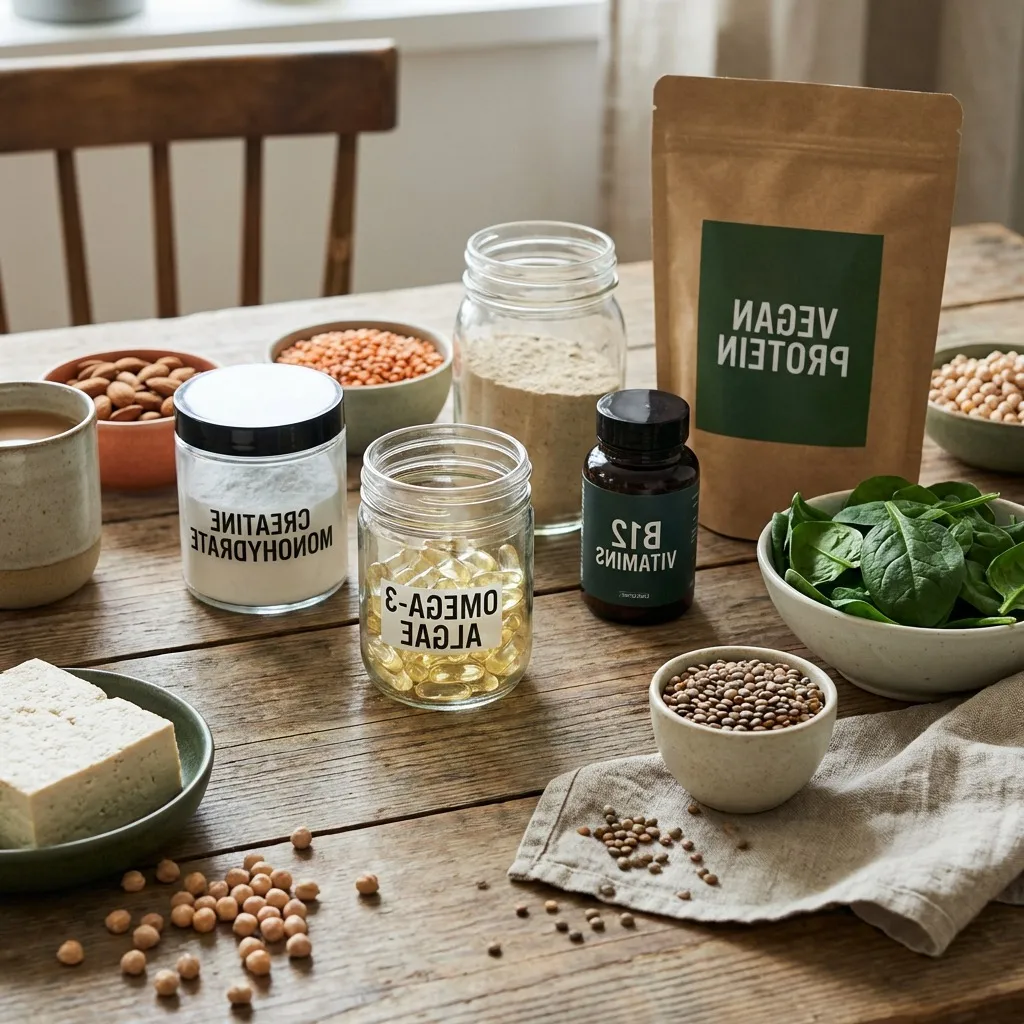 Supplements pour athletes vegans